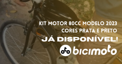 Oficialmente chegou! Kit Motor 80cc da Bicimoto 2023